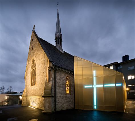 university  winchester winton chapel design engine architects archdaily