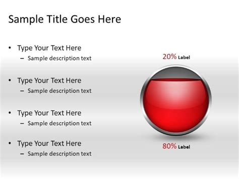 ball fill red  powerpoint template background  shapes powerpoint