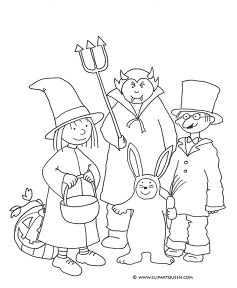 halloween party coloring pages  getdrawings