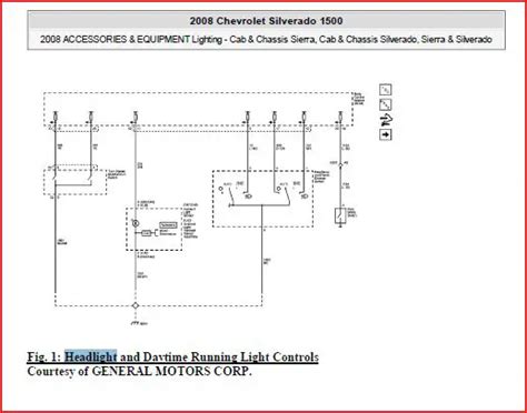 headlight wire diagram   silverado sierra  gm truckscom