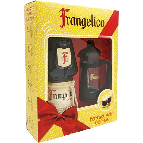 frangelico liqueur gift set  french coffee press gotoliquorstore