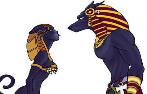 Smite Bastet And Anubis By Behindtheveil On Deviantart Mythology Art