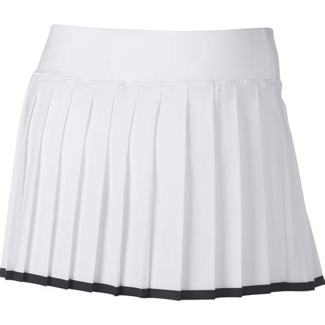 nike girls victory tennis skirt white black