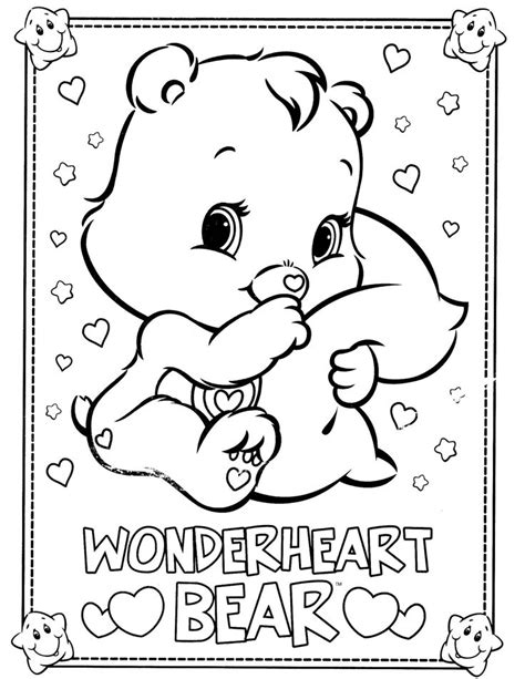 care bears coloring page bear coloring pages baby coloring pages