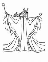 Coloring Pages Disney Maleficent Colorluna Princess sketch template