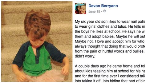 mom s viral facebook post defends her 6 year old son s girly