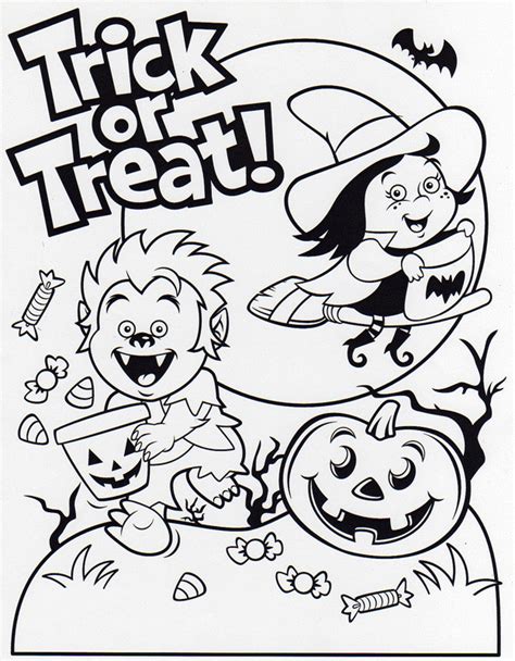 happy halloween coloring pages   happy halloween