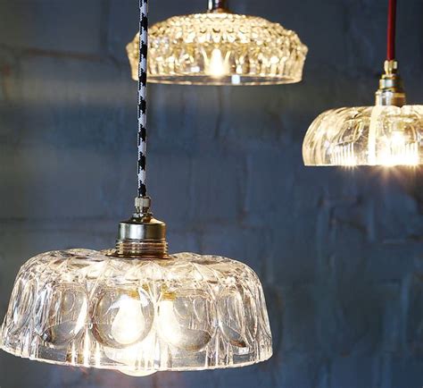 Lighting Made From Repurposed Glass Objects Upcyclist