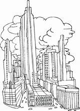 Coloring Pages September City York Skyline 2001 Sheets Skyscraper Before Printable Buildings Remember Chicago Kids Supercoloring Color Getcolorings Colorings Colouring sketch template