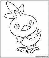 Coloring Pokemon Torchic Pages Color Getcolorings Coloringpagesonly sketch template