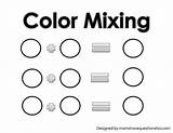 Mixing Color Worksheet Printable Colors Games Sheet Cube Ice Toddler Mix Primary Coloring Paint Part Toddlers Choose Colour Questions Game sketch template