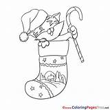 Christmas Coloring Cat Pages Sheets Sheet Title sketch template