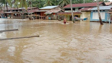 bpbd kota subulussalam rilis data  dampak banjir  desa
