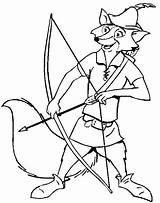 Robin Hood Coloring Pages Bow Drew His Fox Kids Disney Button Using Unicorn Grab Feel Please Well Choose Board Size sketch template