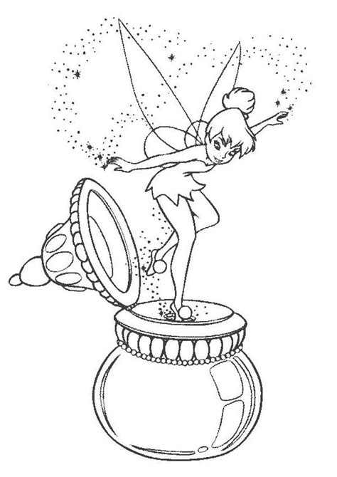 tinker bell coloring pages    print