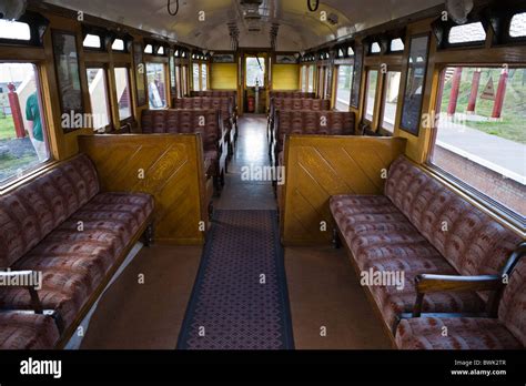 interior  gwr autocoach carriage stock photo alamy