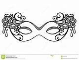 Mask Masquerade Template Printable Venetian Drawing Coloring Vector Masks Carnival Party Gras Mardi Pages Mascarade Database Getdrawings Beautiful Pattern Maske sketch template