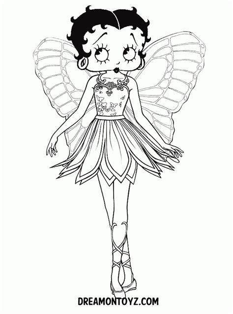 betty boop coloring pages coloring home
