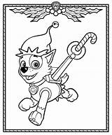 Coloring Christmas Pages Patrol Paw Kids Colouring Printable Fun sketch template