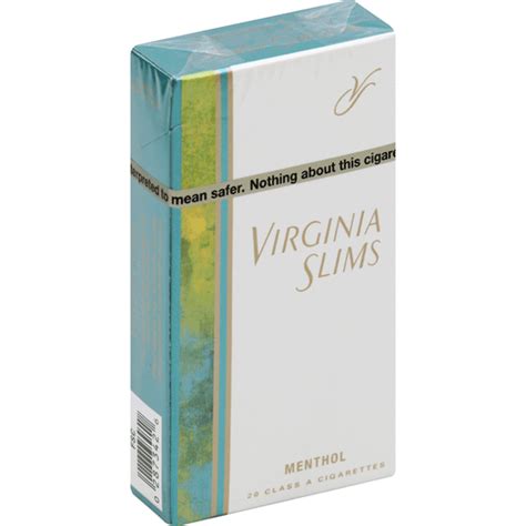 virginia slims cigarettes menthol gold pack tobacco superlo foods