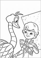 Miles Tomorrowland Coloring Pages Kids Morgen Van Color Coloriage Boss Baby Getcolorings Info Book Fun Marvelous sketch template