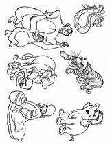 Jungle Book Coloring Pages Disney Print Color Bright Colors Favorite Choose Kids Printable sketch template