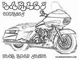Harley Davidson Coloring Pages Motorcycle Book Glide Drawing Road Logo Clipart Street Drawings Getdrawings Library Motorcycles Popular Galleryhip sketch template