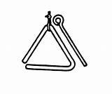 Triangle Triangles Triangel Instruments Clip Petals Instrumentos Linterna sketch template