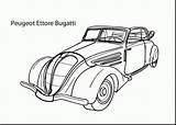 Coloring Pages Car Bugatti Muscle Cars Printable Kids Print Cool Convertible Super Simple Peugeot Mercedes Classic Getcolorings Color Antique Old sketch template