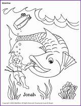 Jonah Coloring Bible Kids Pages Children School Vacation Biblewise Whale Fish Seaquest Fun Lesson Activities Storm Choose Board sketch template