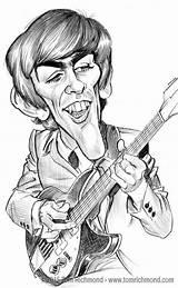 George Harrison Caricatures Richmond Tom Caricature Drawings Inc Celebrity Funny Drawing Beatles Illustration Cartoon Pencil Caricaturas Sketch Illustrations John Mad sketch template