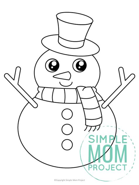 printable winter templates simple mom project