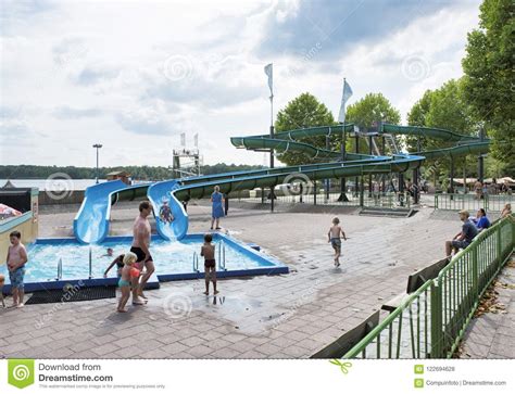 pool  beekse bergen fun park editorial stock photo image  holiday people