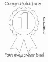Coloring Pages Color Winner Printable sketch template