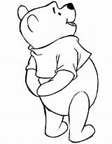 Pooh Bear Coloring Looking Pages Winnie Clipart Drawing Standing Cliparts Bears Cute Printable Library Comments Back Clipartmag Favorites Add sketch template