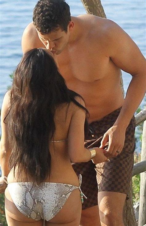kim kardashian bikini butt big ass grabbing on her honeymoon