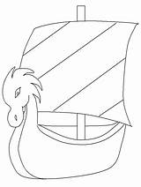 Viking Longship Norway Coloring Pages Colouring Vikings Template Dragon Countries Print Flag Color Party Ship Printable Kids Norwegian Poland Map2 sketch template