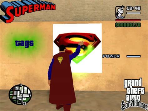 images superman gta sa mod for grand theft auto san