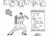Spanish Prep Tener Argentina Conjugation Worksheet Fun Color sketch template