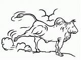 Mewarnai Stier Banteng Bison Spain Rumput Ausmalbild Liar Coloringhome Untuk sketch template