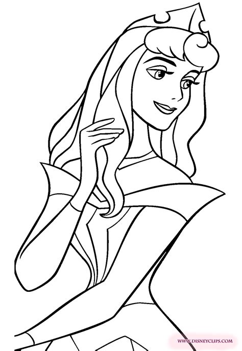 princess aurora coloring page disney princess coloring pages disney