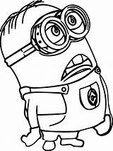 Minion Despicable Pages Coloring Minions Printable Color Online Print sketch template