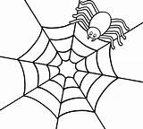 Spider Coloring Web Pages Drawing Preschool Spiders Getdrawings sketch template