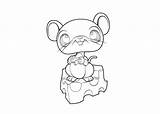 Coloring Pages Mice Mouse sketch template