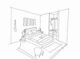 Coloring Room Bedroom Pages Architecture Buildings Drawing Designlooter Interior Printable 46kb 1280 sketch template