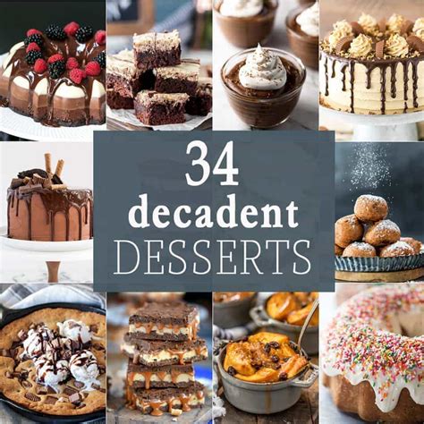 10 Decadent Desserts The Cookie Rookie®