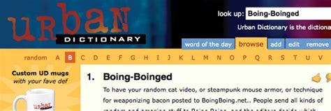 urban dictionary boing boinged boing boing