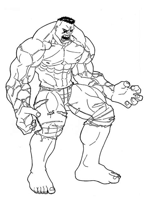 printable hulk coloring pages hulk coloring pictures