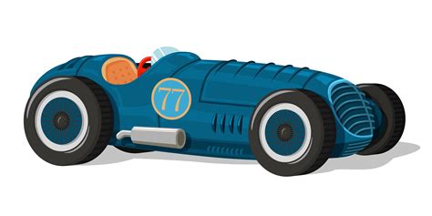 retro racing car icon  vector art  vecteezy