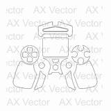 Ps4 Controller Template sketch template